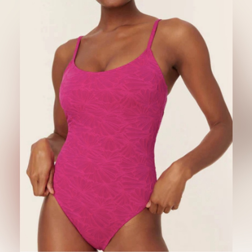 NWT Andies Swim Amalfi One Piece in Lava Textured Floral